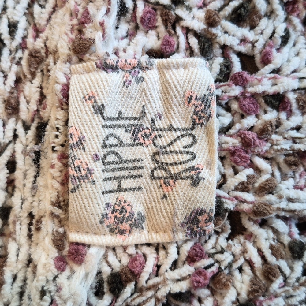 2 Hippie Rose Soft & Cozy Ivory, Mauve, & Brown Knit Cardigans, XS - Picture 14 of 16